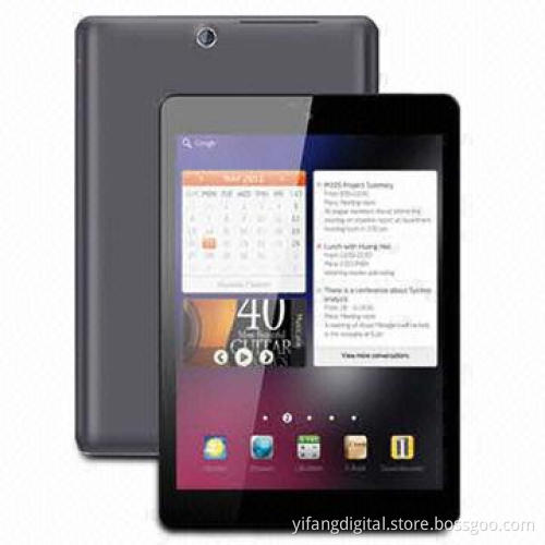 7.85" Android Tablet PC with RK3188 Quad Core Cortex-A9/1.6GHz, 1024x768 Resolution and Dual Camera